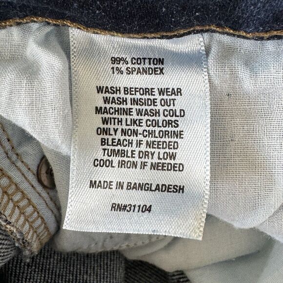 True Craft Juniors SZ 15 Skinny Jeans Distressed High-Rise Whiskered Dark Wash - Picture 10 of 10